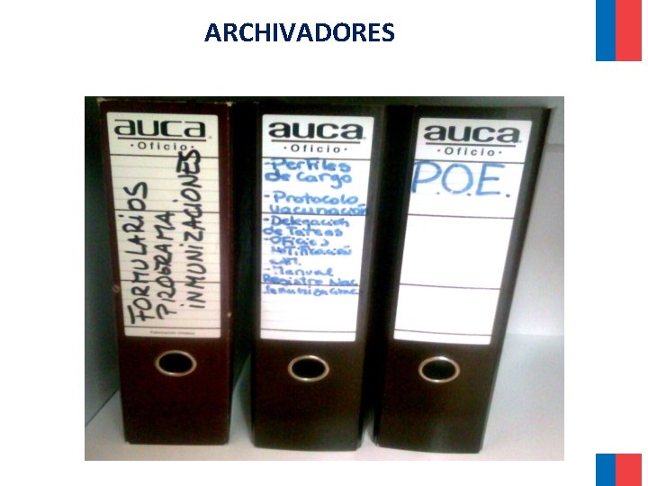 ARCHIVADORES ARCHIVADORES