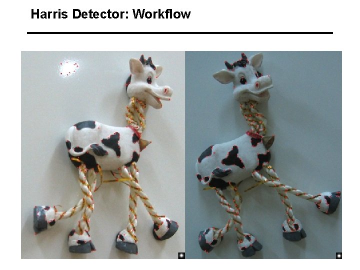 Harris Detector: Workflow 