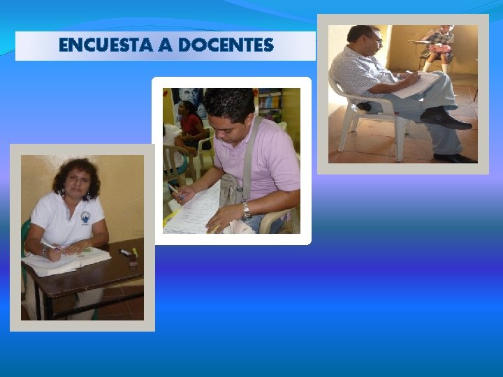 ENCUESTA A DOCENTES 