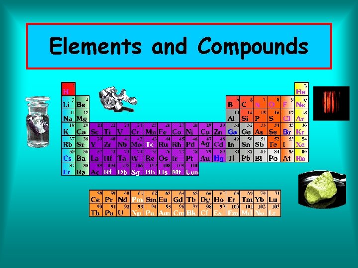 Elements and Compounds 