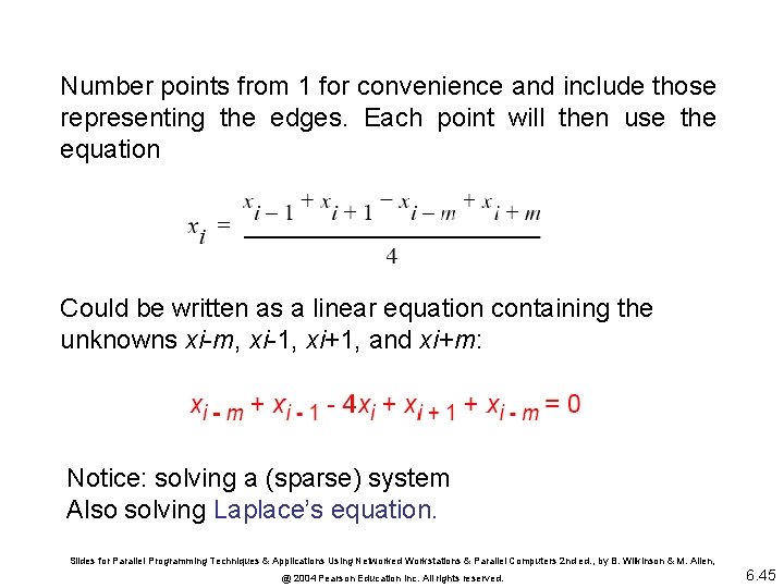 Number points from 1 for convenience and include those representing the edges. Each point