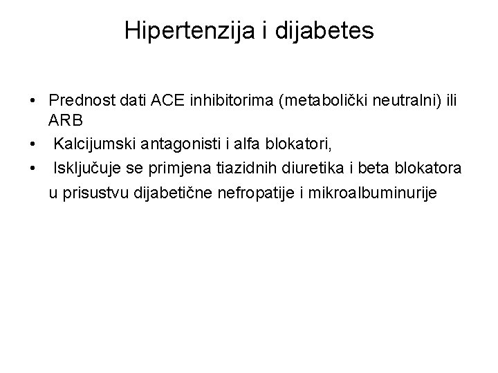 Metoprololna hipertenzija dijabetes