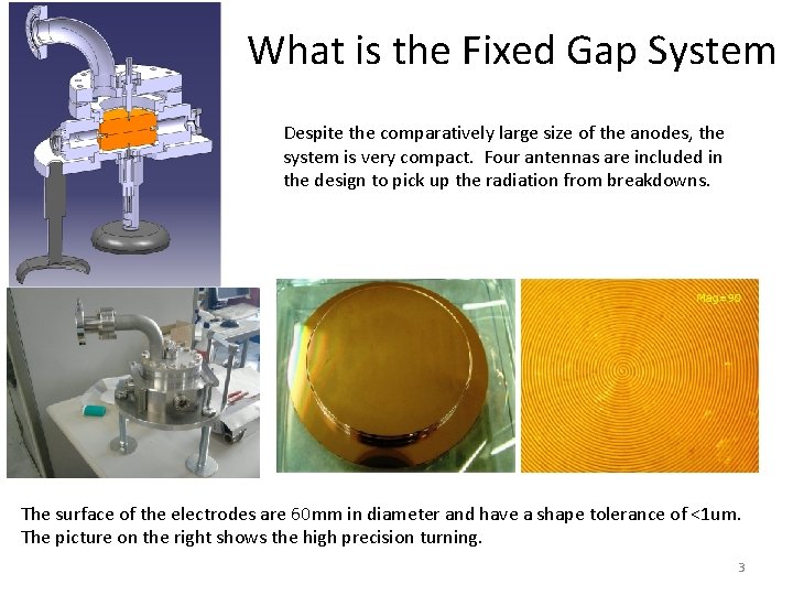 What is the Fixed Gap System Despite the comparatively large size of the anodes,