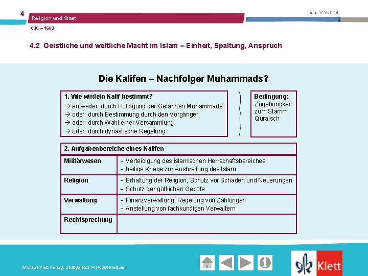 4 Folie 17 von 19 Religion und Staat 600 – 1600 4. 2 Geistliche