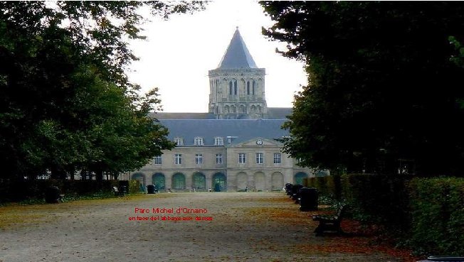 Parc Michel d’Ornano en face de l’abbaye-aux-dames 