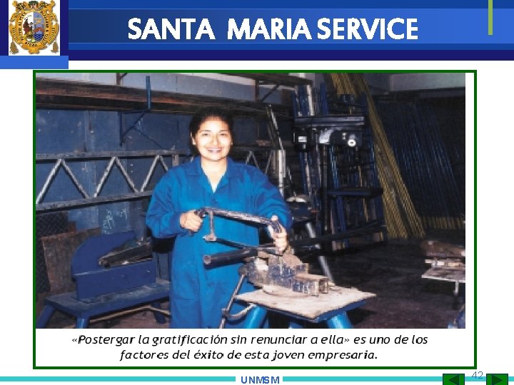 SANTA MARIA SERVICE UNMSM 42 