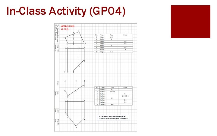 In-Class Activity (GP 04) 