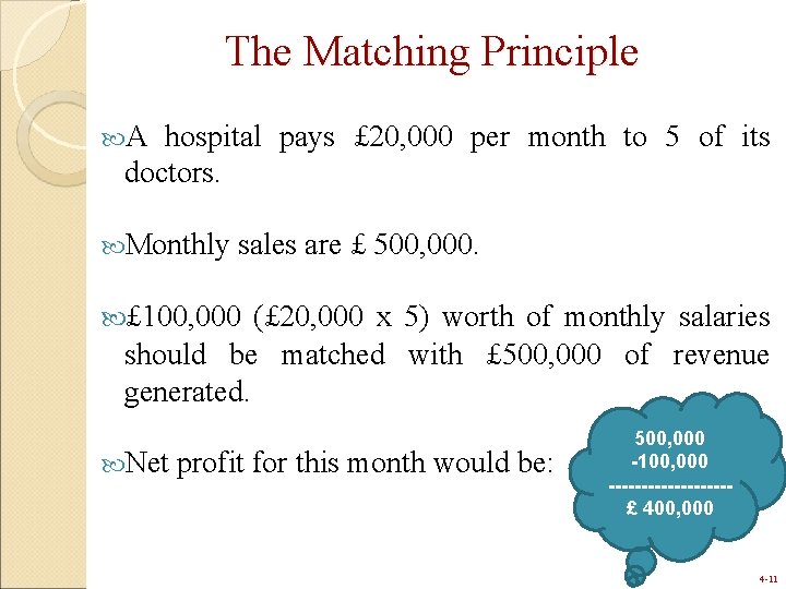 The Matching Principle hospital pays £ 20, 000 per month to 5 of its