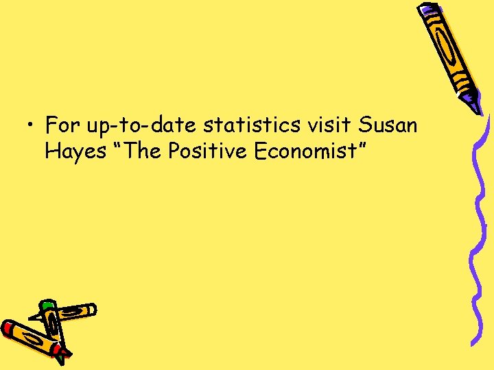  • For up-to-date statistics visit Susan Hayes “The Positive Economist” 