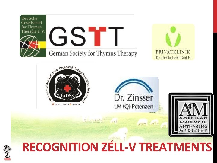 RECOGNITION ZÉLL-V TREATMENTS RECOGNITION ZÉLL-V TREATMENTS