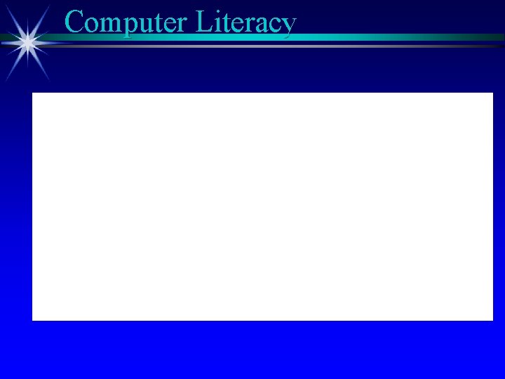 Computer Literacy 