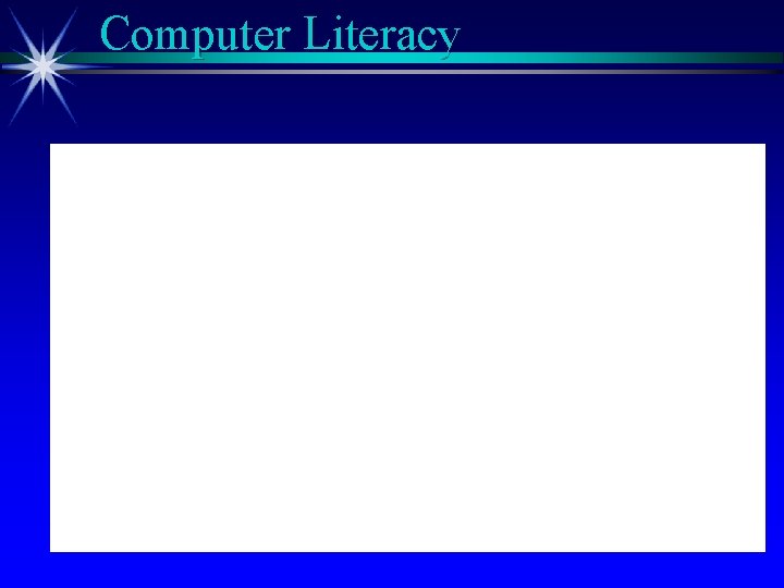 Computer Literacy 