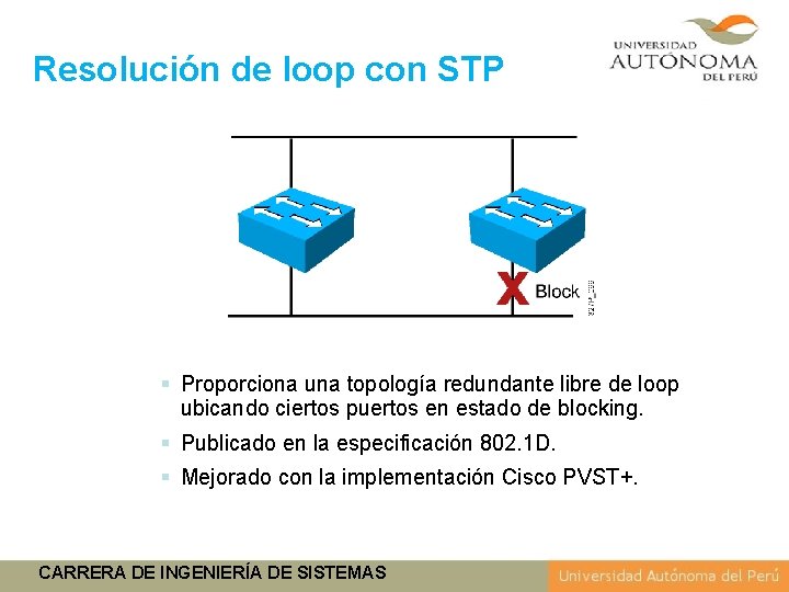 Resolución de loop con STP § Proporciona una topología redundante libre de loop ubicando