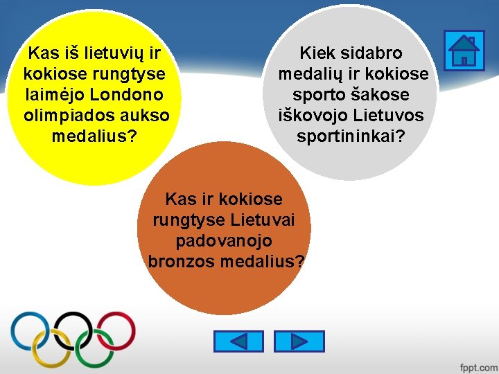 Kas iš lietuvių ir kokiose rungtyse laimėjo Londono olimpiados aukso medalius? Kiek sidabro medalių Kas iš lietuvių ir kokiose rungtyse laimėjo Londono olimpiados aukso medalius? Kiek sidabro medalių