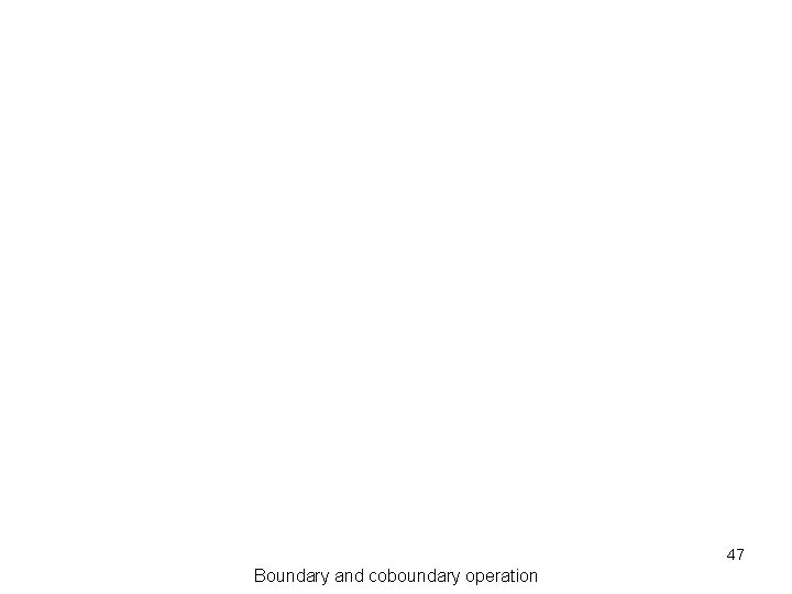 47 Boundary and coboundary operation 