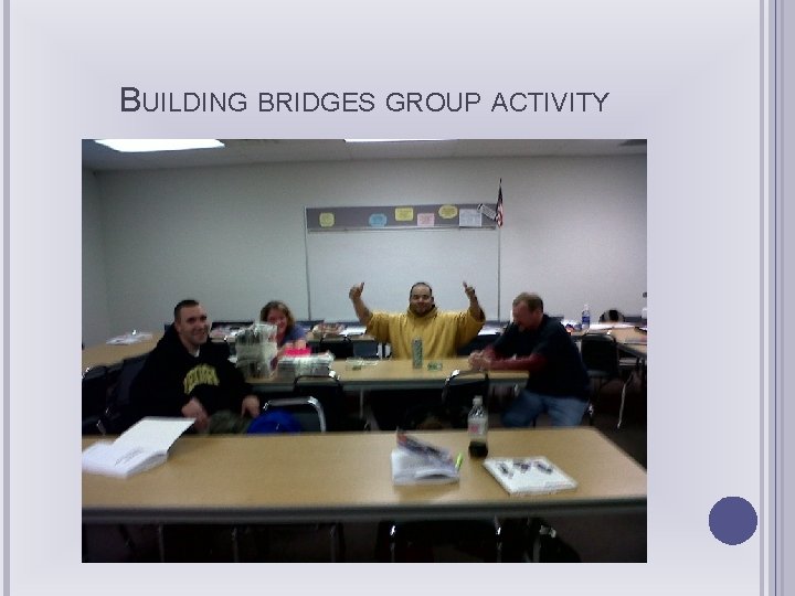 BUILDING BRIDGES GROUP ACTIVITY 