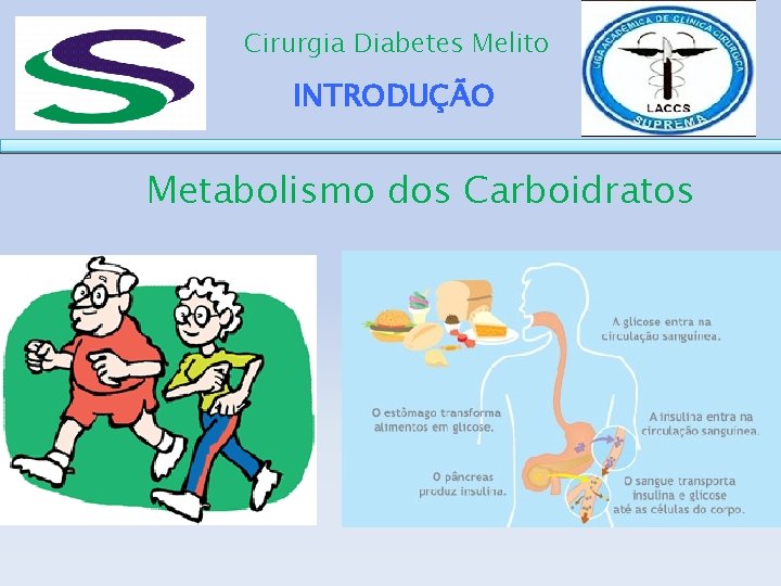 Cirurgia Diabetes Melito INTRODUÇÃO Metabolismo dos Carboidratos 