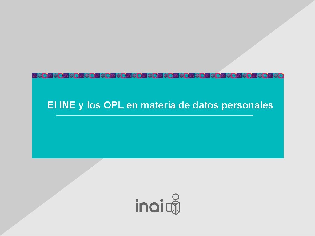 El INE y los OPL en materia de datos personales 