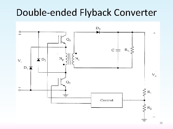 Double-ended Flyback Converter 25 