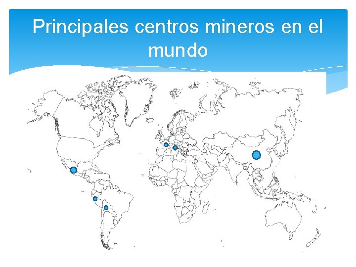 Principales centros mineros en el mundo 