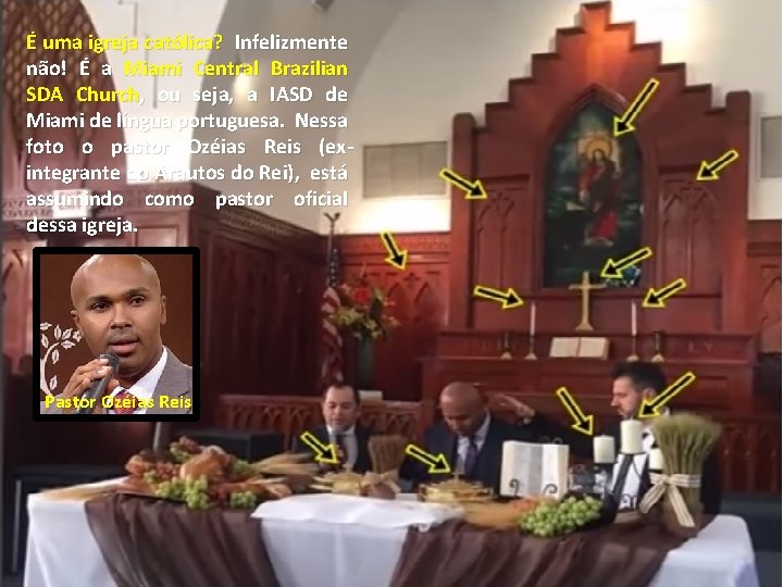 É uma igreja católica? Infelizmente não! É a Miami Central Brazilian SDA Church, ou