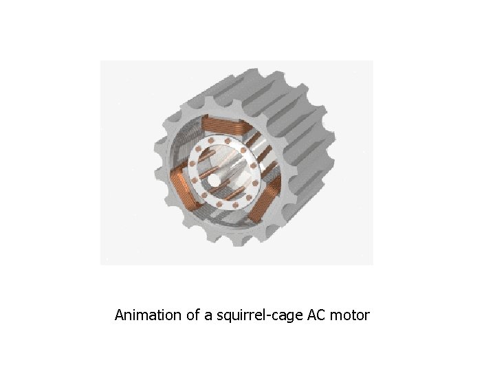 Animation of a squirrel-cage AC motor 