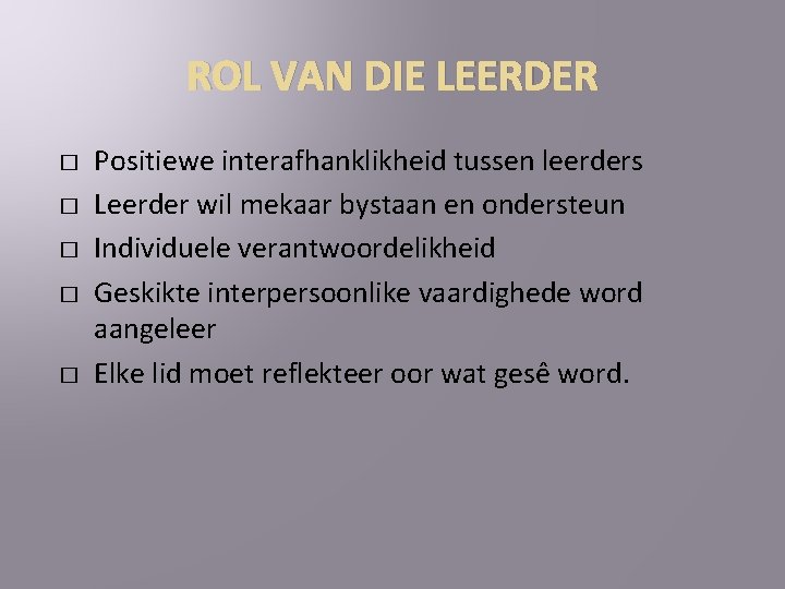 Groepwerk GROEP WERK KO OPERATIEWE LEER AS ONDERRIGSTRATEGIE GROEPWERK