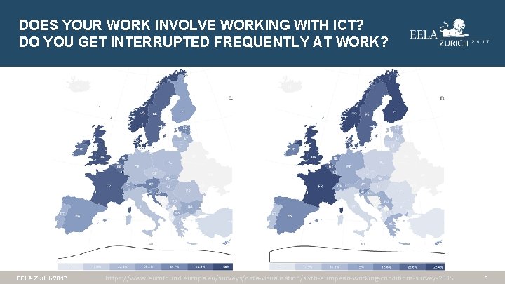 DOES YOUR WORK INVOLVE WORKING WITH ICT? DO YOU GET INTERRUPTED FREQUENTLY AT WORK?