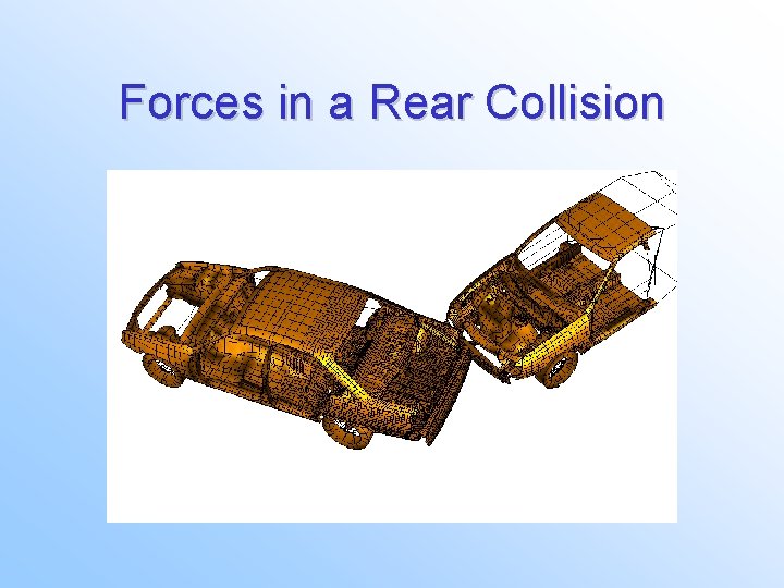 Forces in a Rear Collision 