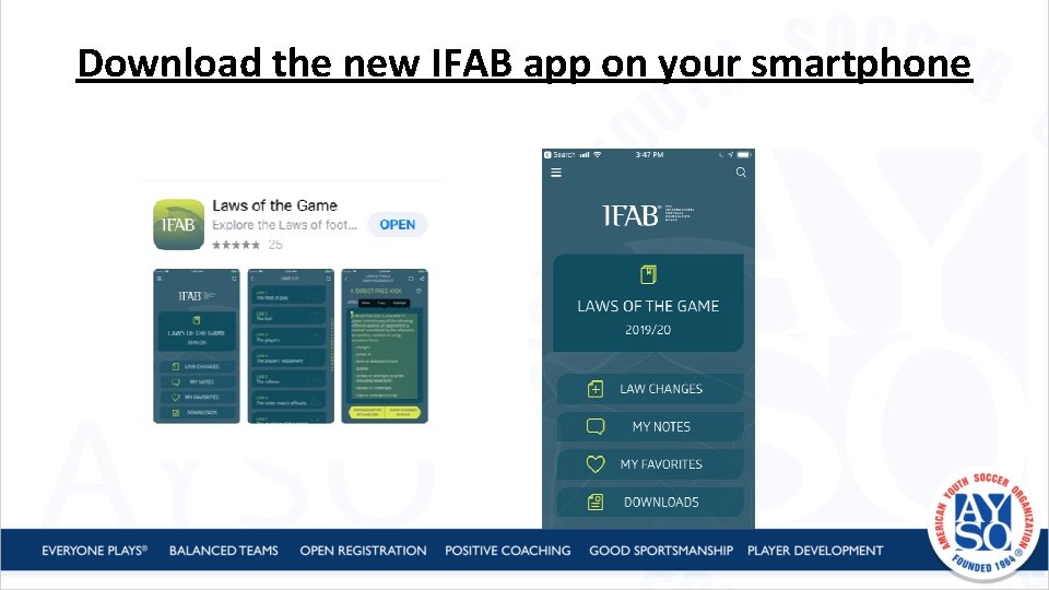 Download the new IFAB app on your smartphone 