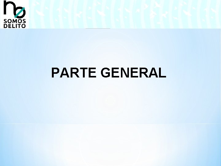 PARTE GENERAL 