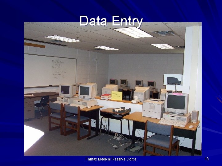 Data Entry Fairfax Medical Reserve Corps 18 