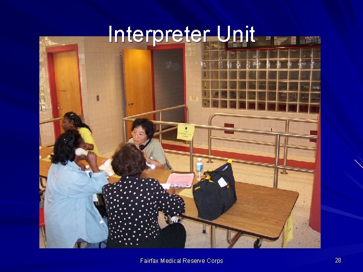 Interpreter Unit Fairfax Medical Reserve Corps 28 