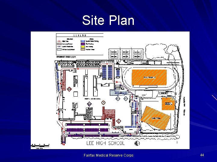Site Plan Fairfax Medical Reserve Corps 44 