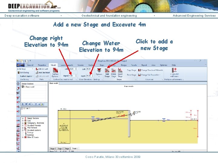 Deep excavation software • Geotechnical and foundation engineering • Advanced Engineering Services Add a