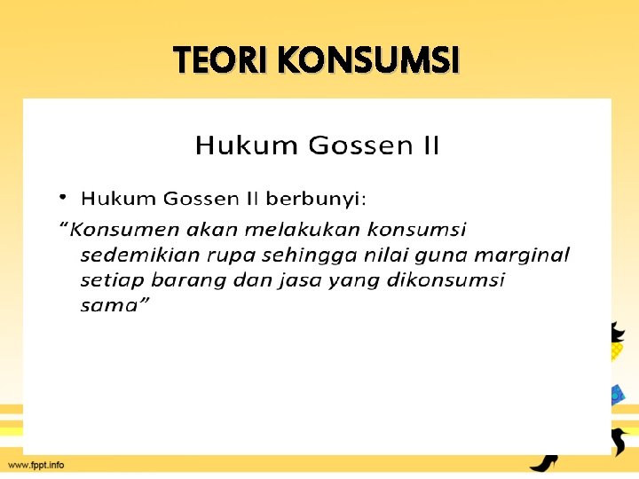 TEORI KONSUMSI 