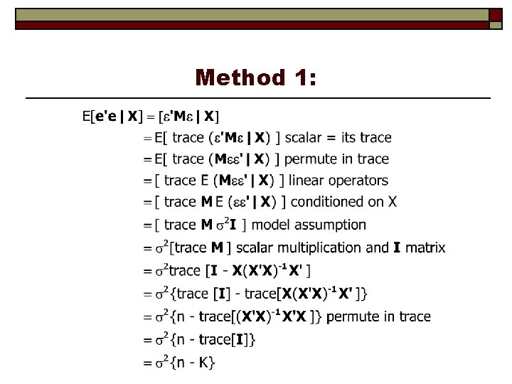 Method 1: 