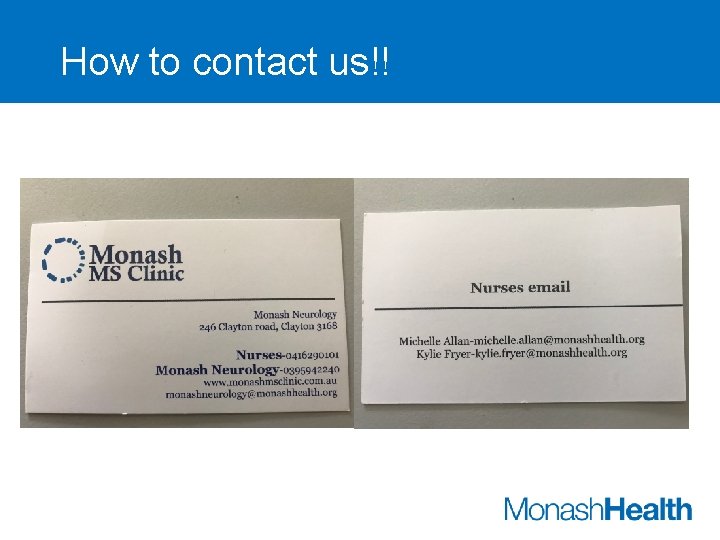 How to contact us!! 