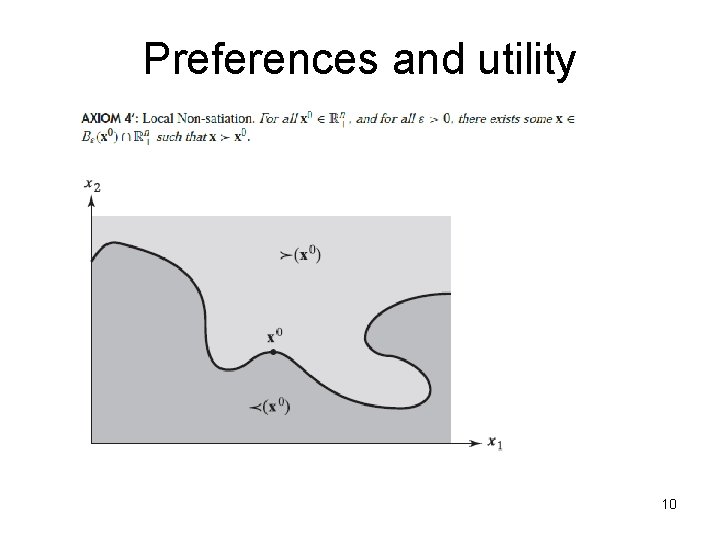 Preferences and utility 10 Preferences and utility 10