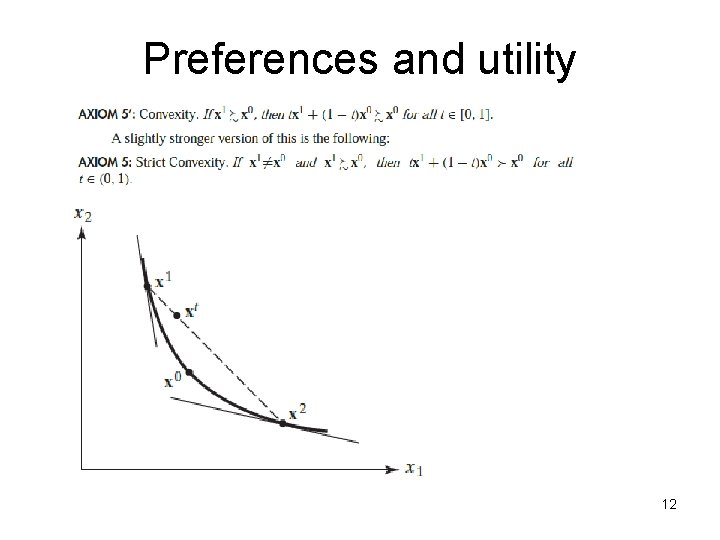 Preferences and utility 12 Preferences and utility 12