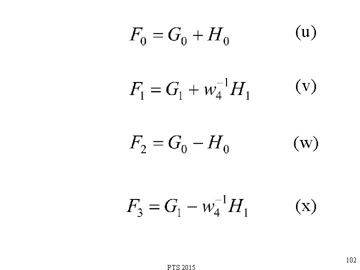 (u) (v) (w) (x) 102 