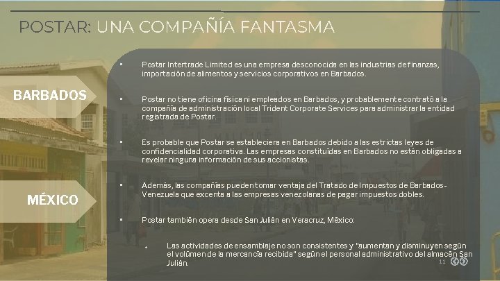 POSTAR: UNA COMPAÑÍA FANTASMA BARBADOS • Postar Intertrade Limited es una empresa desconocida en POSTAR: UNA COMPAÑÍA FANTASMA BARBADOS • Postar Intertrade Limited es una empresa desconocida en