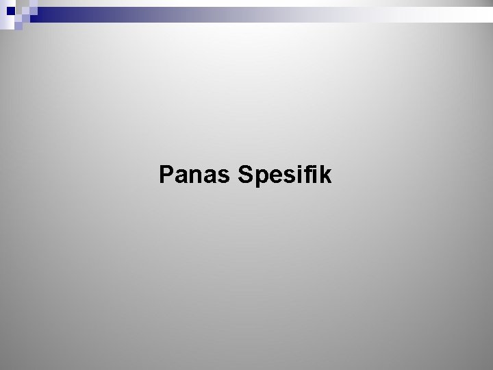 Panas Spesifik 