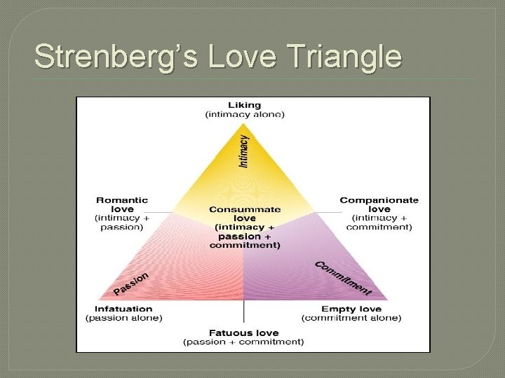 Strenberg’s Love Triangle 