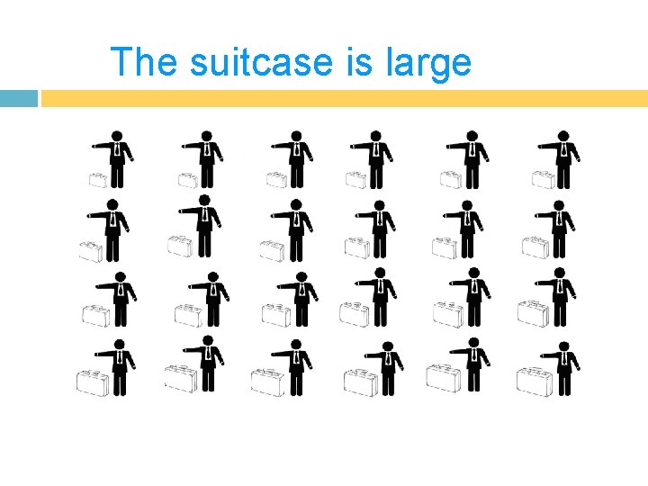 The suitcase is large 