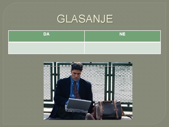 GLASANJE DA NE 