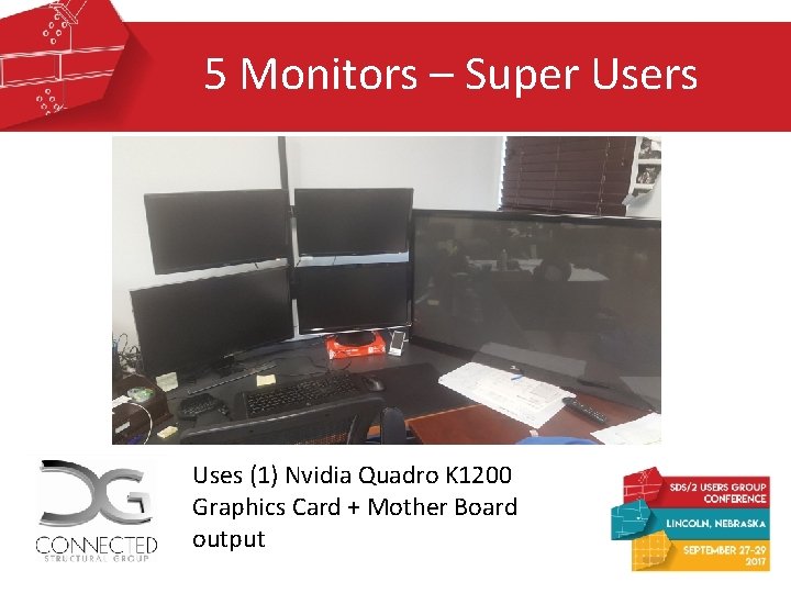 5 Monitors – Super Users Uses (1) Nvidia Quadro K 1200 Graphics Card + 5 Monitors – Super Users Uses (1) Nvidia Quadro K 1200 Graphics Card +