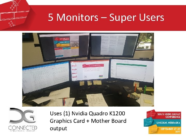 5 Monitors – Super Users Uses (1) Nvidia Quadro K 1200 Graphics Card + 5 Monitors – Super Users Uses (1) Nvidia Quadro K 1200 Graphics Card +
