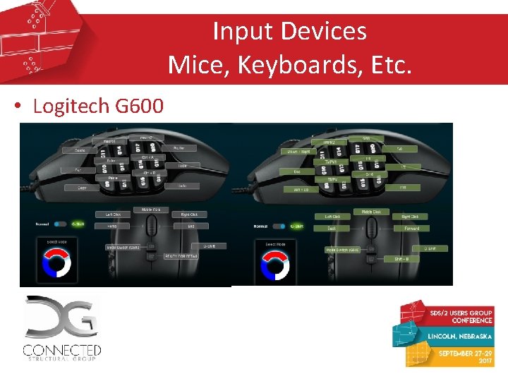 Input Devices Mice, Keyboards, Etc. • Logitech G 600 Input Devices Mice, Keyboards, Etc. • Logitech G 600