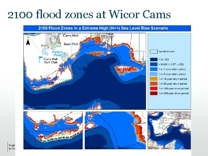 2100 flood zones at Wicor Cams 2100 flood zones at Wicor Cams